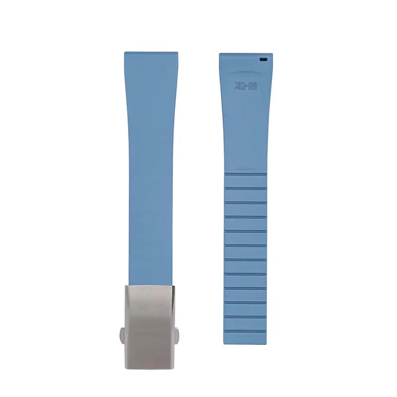 Cinturino per orologio in gomma fluorurata CTS FKM, 18 19 20 21 22 mm, tagliabile su misura, a sgancio rapido, cinturino universale regolabile da uomo e da donna
