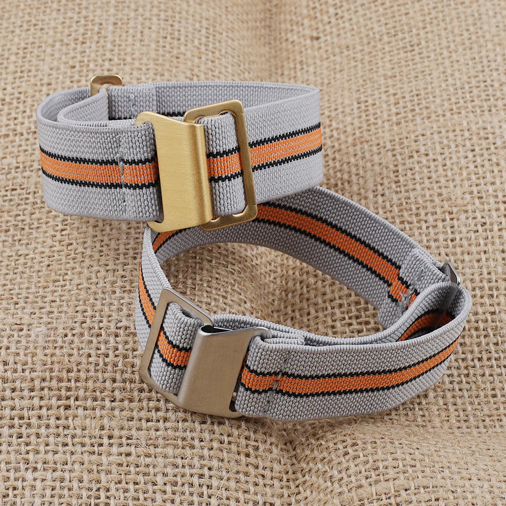 Bracelet de Montre en Nylon artificiel astique, Sac de Parachute, Troupes Françaises, 18mm, 20mm, 22mm