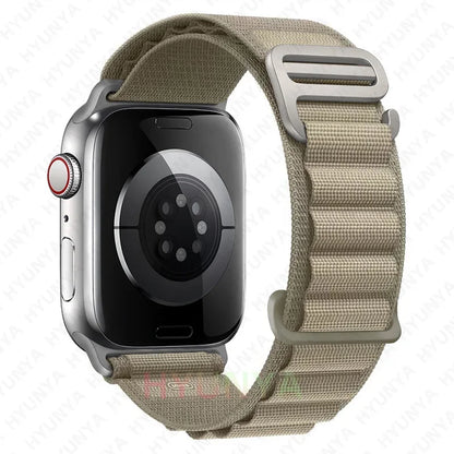 Cinturino per Apple Watch, bracciale alpino per cinturino Apple Watch Ultra 2 3, cinturino 45mm 49mm 42mm 46mm 44mm 41mm 40mm, cinturino Iwatch serie 11 9 8 7 SE 10