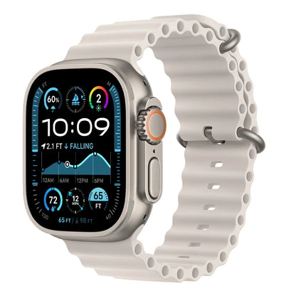 Bracelet Ocean pour Apple Watch Ultra 3 2, 49mm 46mm 44mm 40mm 45mm 41mm 42mm, Correa Bracelet iWatch Series 11 10 9 SE 8 7 6 5 4