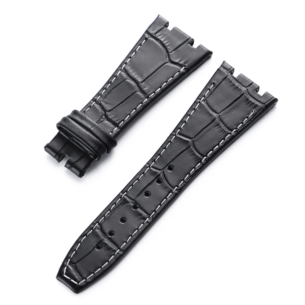 Bracelet de montre en cuir de vache souple, pour Audemars Piguet Royal Oak Offshore Ap 15400 15703, résistant à la sueur, pour hommes et femmes, boucle pliante