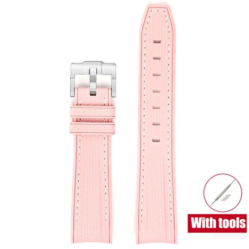Diving Strap for Omega X Swatch, 20mm, MoonSwatch Joint, for Men and Women, Peripheral, Curved End, TPU Rubber Strap for Rolex, Watch Strap Tools