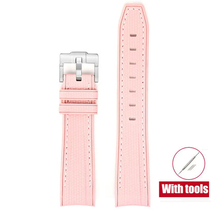 Diving Strap for Omega X Swatch, 20mm, MoonSwatch Joint, for Men and Women, Peripheral, Curved End, TPU Rubber Strap for Rolex, Watch Strap Tools