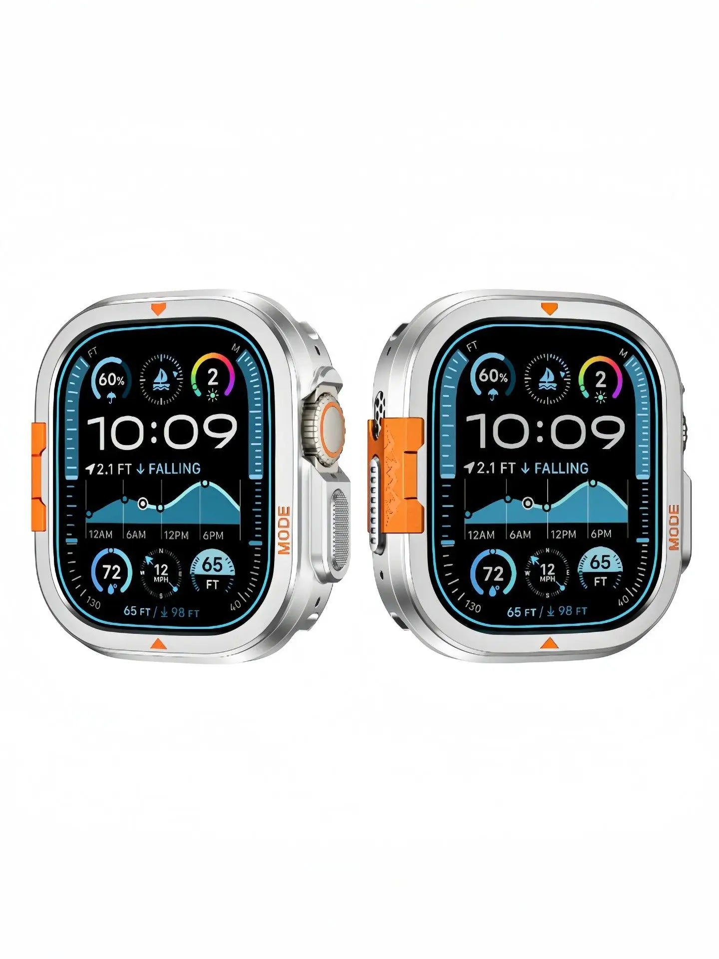 Boîtier en alliage pour Apple Watch 49mm 46mm 45mm 44mm, coque de montre en métal pour IWatch Ultra 3 2 1 Series 11 10 9 8 7 6 5 4 SE3