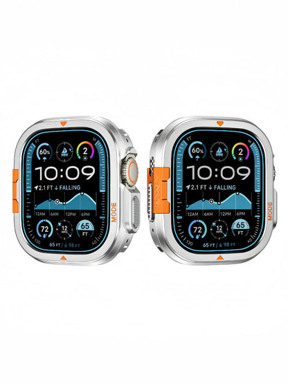 Boîtier en alliage pour Apple Watch 49mm 46mm 45mm 44mm, coque de montre en métal pour IWatch Ultra 3 2 1 Series 11 10 9 8 7 6 5 4 SE3