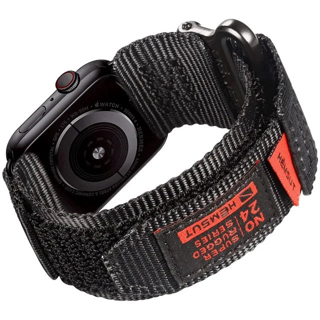 HEMSUT Nylon Strap for Apple Watch, Outdoor Bracelet, Ultra, 49mm, Mini Band 4, iWatch 7, 5, 6, SE 2, 3, 40mm, 44mm