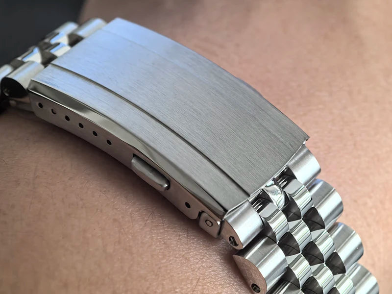 Bracelet de montre en acier inoxydable Angus-J Louis 20 mm compatible avec les modèles Seiko Sumo SBDC001 SBDC031 SBDC033 SBDC081