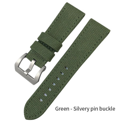 Bracelet de montre en toile de nylon pour Panerai Shoor, bracelet de montre, noir, bleu, vert, PAM01118, 441, 111, 24mm, 26mm, nouveau