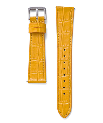 Premium Quick Release Bamboo Grain Leather Classic Watch Bands 16mm 18mm 19mm 20mm 21mm 22mm for Men Women Soft Leather Strap