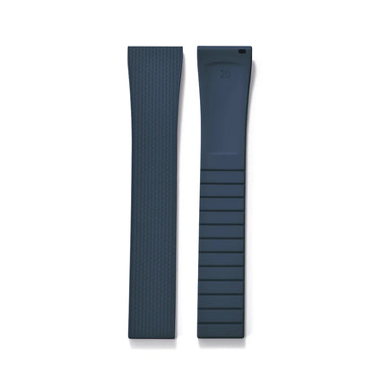 Original Stripess CTS FKM 20mm rubber watch strap for d-elug FKM CTS quick release watch strap silver butterfly buckle cut to size