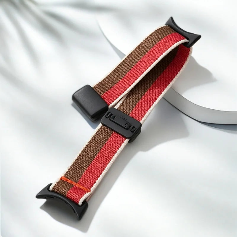 Cinturino magnetico in nylon per Google Pixel Watch 4 3 45mm 41mm, cinturino sportivo per Pixel Watch 1 2 41mm, cinturino regolabile, accessori