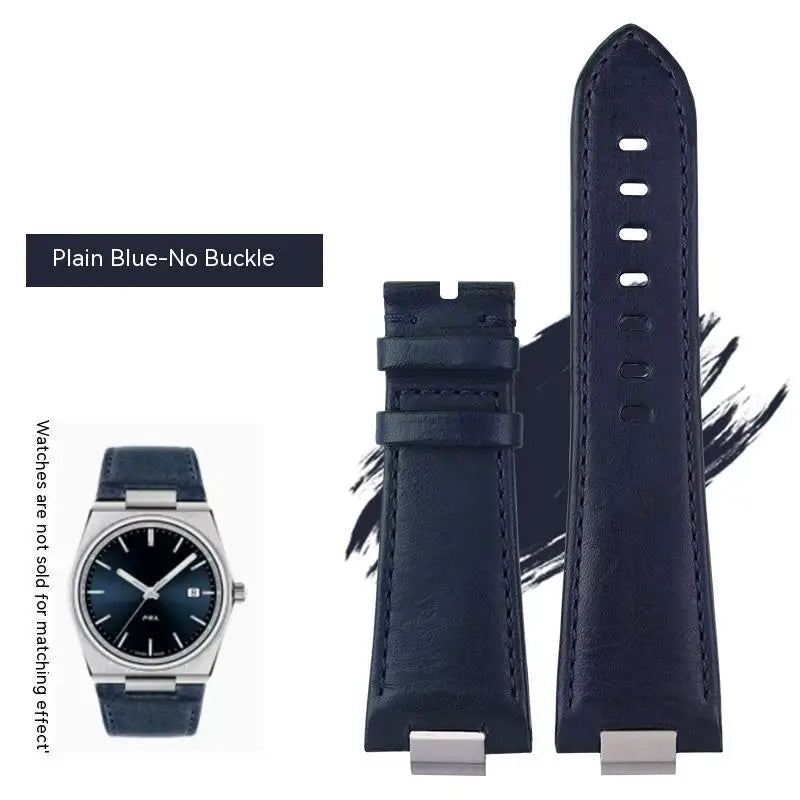 Pour Tissot 1853 Super Player PRX série T137.410/T137.407 bracelet de montre en cuir véritable T137 bracelet de montre en cuir surélevé pour hommes 12mm