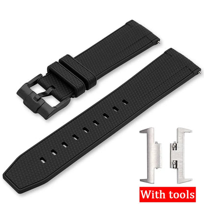 Bracelet en caoutchouc de silicone pour homme, adaptateur en acier à dégagement rapide, bracelet de montre, ceinture, Tissot Store, série X, T137.407, T137.410 Super First, 12mm