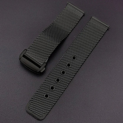 20mm 22mm Milanese Watch Band for Omega 007 Seamaster 300, Stainless Steel Mesh Bracelet, Original Folding Buckle
