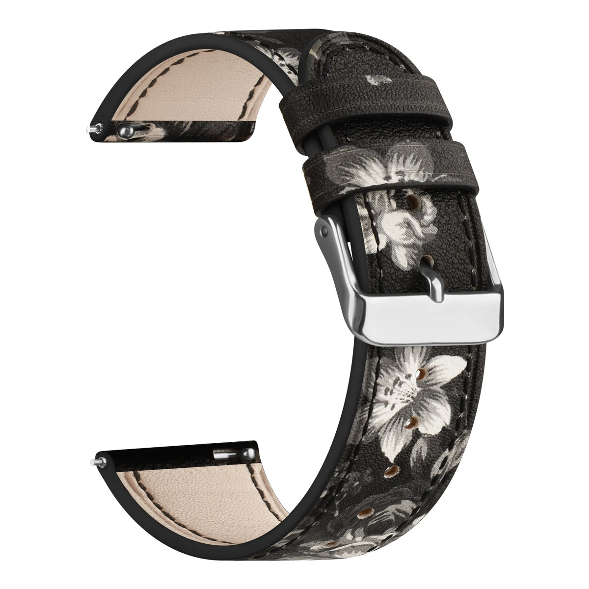 Bracelet en cuir 20mm pour Samsung Galaxy Watch FE 7 6 5 4 40mm 44mm/Watch 4 6 Classic 43 47mm/Active 2/5Pro 45mm/Watch 3 41mm