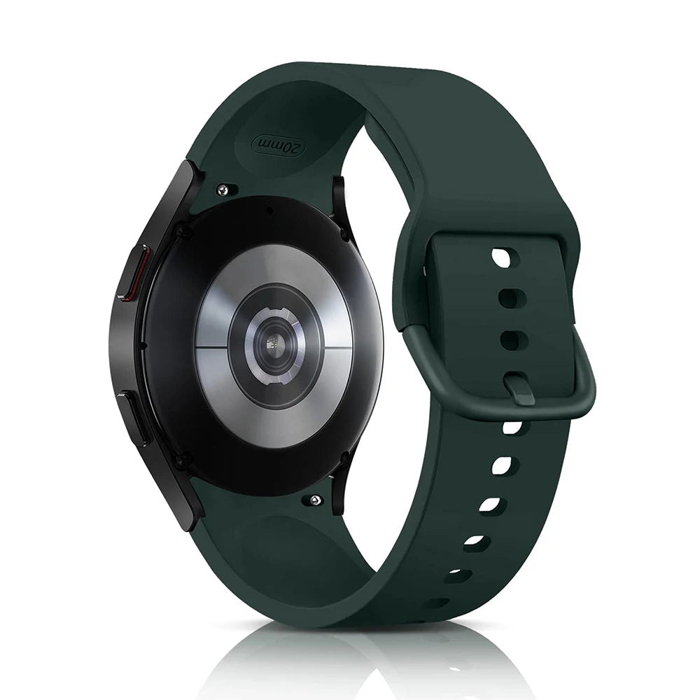 Bracelet en Silicone pour Samsung Galaxy Watch 7 6 5 4 44mm 40mm pro 45mm Sport 20mm Bracelet de montre Galaxy Watch6 Classic 43mm 47mm