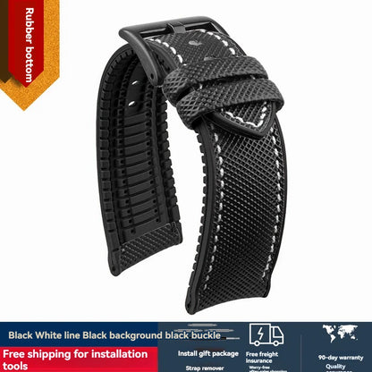 Per Mido timoniere comandante cittadino blu angelo serie cinturino orologio impermeabile in Nylon gomma cinturino orologio da 19mm 20mm 22mm 23mm