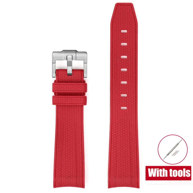 Diving Strap for Omega X Swatch, 20mm, MoonSwatch Joint, for Men and Women, Peripheral, Curved End, TPU Rubber Strap for Rolex, Watch Strap Tools