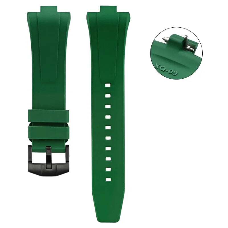 Bracelet en caoutchouc fluoré pour Citizen NJ0150 NJ0151 0155, boucle en acier inoxydable, libération rapide, FKM Sport, étanche, 9mm