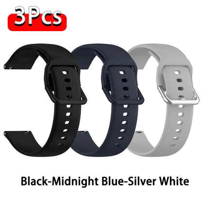 Silikon-Sportarmband für Amazfit GTS 2/4/3/GTS 2/4 Mini/GTR 4/2/2e 20mm/22mm, Amazfit Bip 6 5 3/U Pro Serie