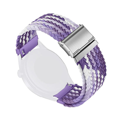Bracelet à boucle tressée en Nylon, 20/22mm, pour Garmin Forerunner 265 55 965 165, Bracelet de Sport Garmin Venu 3/2 Vivoactive 5