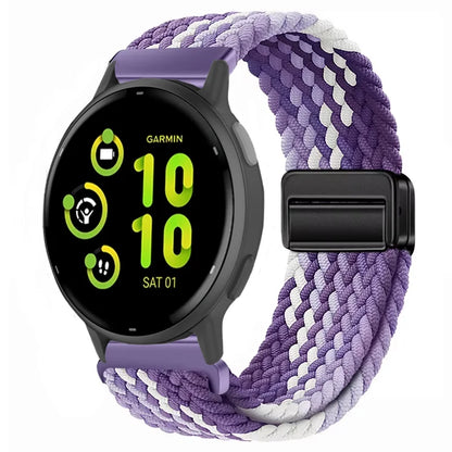 Bracelet magnétique en Nylon, 20mm 22mm, pour Garmin Forerunner 970 570 165 55 965 265/Venu 3, Bracelet de sport Garmin Active 6 5 Correa