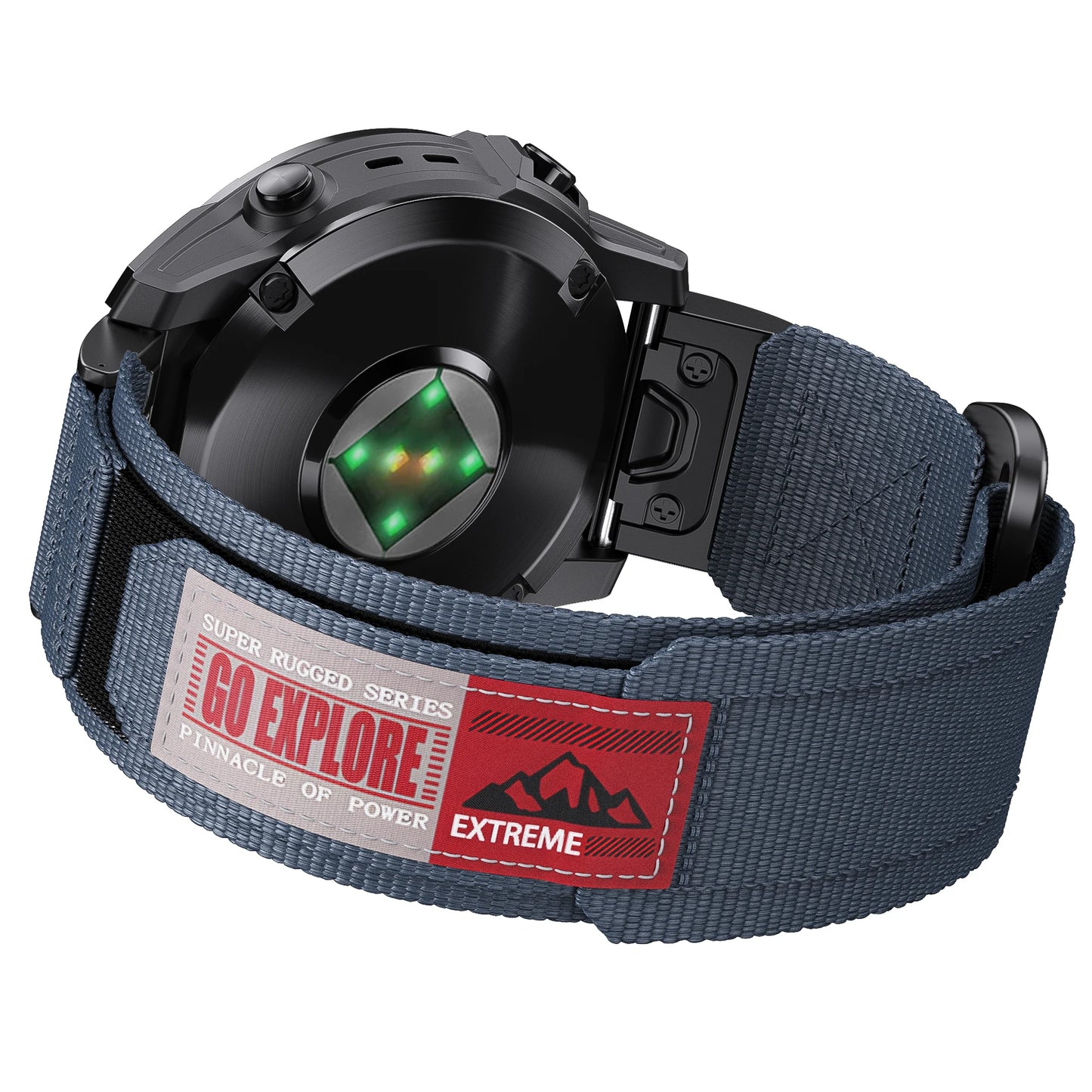 Cinturino per orologio in Velcro QuickFit da 22 mm 26 mm per Garmin Fenix E 8 7 7X 6 6X Pro 5 5X, Epix 2 Pro, Instinct 3 2, Forerunner 955 945