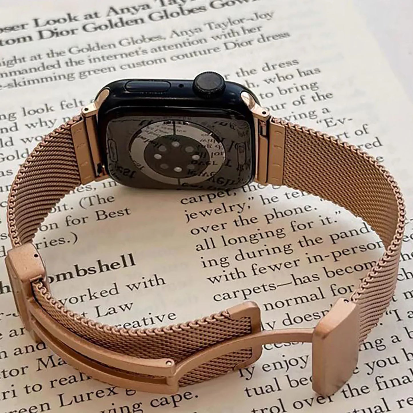 Magnetic Band for Apple Watch Ultra 49mm, 44mm 45mm 40mm 41mm 42mm 38mm, Stainless Steel iWatch Series 7 8 se 6 5 3