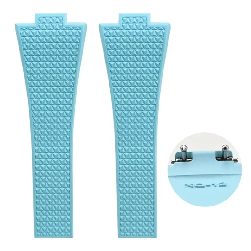 CTS Rubber strap for TISSOT PRX Powermatic 35mm 40mm 11mm 12mm Quick Release Spring Bar Watch Straps FKM Black Navy