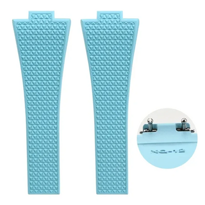 CTS Rubber strap for TISSOT PRX Powermatic 35mm 40mm 11mm 12mm Quick Release Spring Bar Watch Straps FKM Black Navy