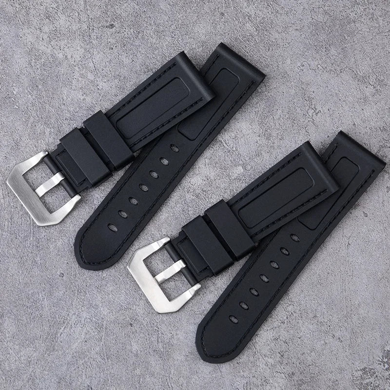Bracelets de montre en toile et caoutchouc, 26-24mm, bracelet de montre camouflage pour la marque Garmin Diesel JEEP Panerai Luminor, bracelet de marque Diesel