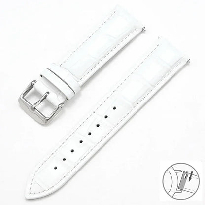 Bracelet en cuir véritable de vache pour Seiko Tissot, bracelet de montre universel à dégagement rapide 12 13 14 15 16 17 18 19 20 21 22 23 24 26mm
