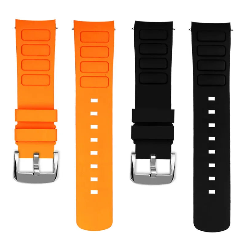Mido美度表Multifort TV系列M049.526专用防水橡胶表带，22mm，M049弧形接口，硅胶手表配件