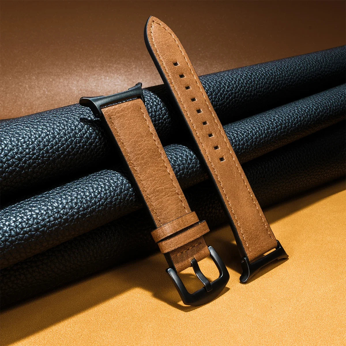 Gapless Leather Strap for Samsung Galaxy Watch 9 Ultra 47mm, compatible with Galaxy Watch 8 7 Ultra 47mm, Fast Delivery