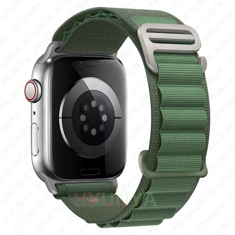 Cinturino per Apple Watch, bracciale alpino per cinturino Apple Watch Ultra 2 3, cinturino 45mm 49mm 42mm 46mm 44mm 41mm 40mm, cinturino Iwatch serie 11 9 8 7 SE 10
