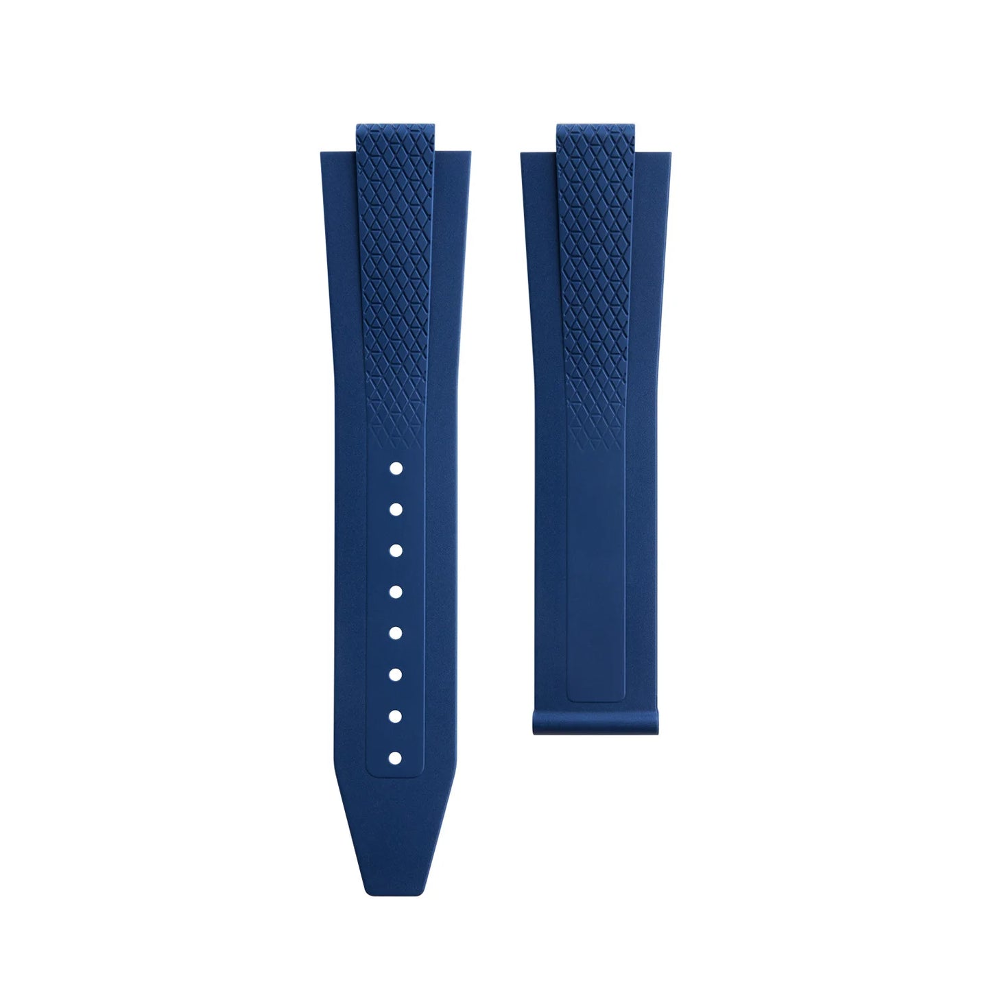 Soft Convex FKM Fluoro Rubber Watch Strap for Longines HydroConquest GMT V.H.P. 21mm 22mm Strap for 41/42mm Dial