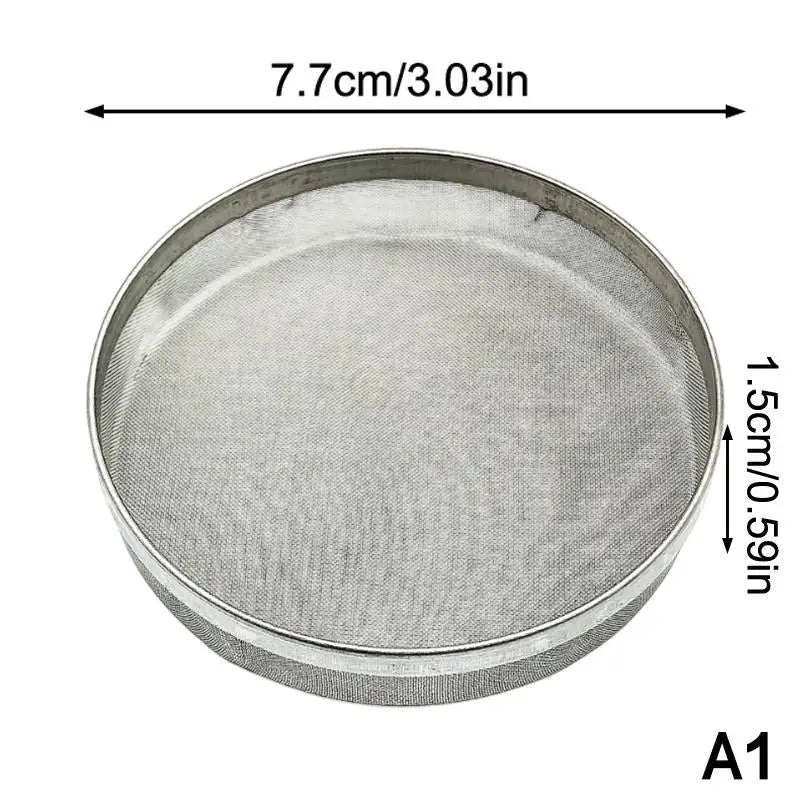 Panier en maille d'acier inoxydable pour nettoyeur à ultrasons, multi-tailles pour montres, bijoux et lunettes