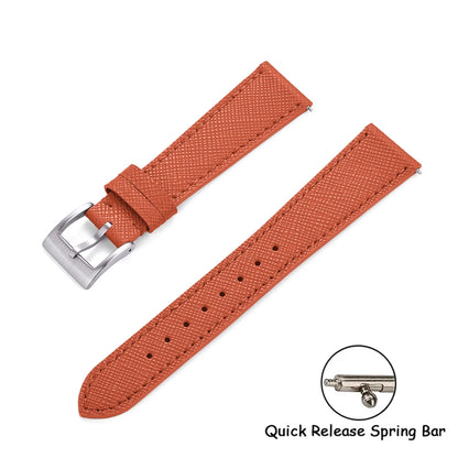 Cinturini per orologi in pelle di vitello di qualità cinturini per orologi in pelle Saffiano 18/19/20/21/22/23/24mm cinturini accessori per orologi