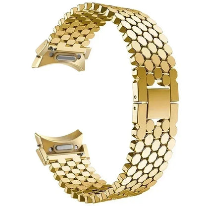 Bracelet de luxe en acier inoxydable pour Samsung Galaxy Watch 8 7 6 4 Classic Utlra 47mm 43mm, pour Galaxy Watch 8 40mm 44mm