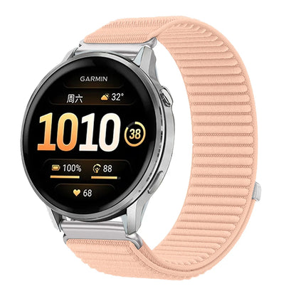 Cinturino in nylon da 20 mm 22 mm per Garmin Forerunner 255 265 970 165 55/Active 6 5, Correa Garmin Venu 4 3 45 mm/Vivoactive 5