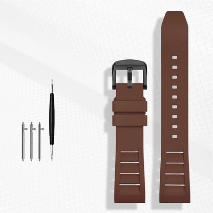 FKM bracelet de montre en caoutchouc fluoré 20mm 21mm 22mm 24mm pour breitling omega seiko casio mido bracelet de montre bracelet de montre de sport anti-poussière