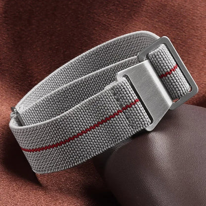 Cinturino in Nylon Elastico per Orologio 18/20/22mm, Cinturino Universale Sportivo Francese Paracadute per Uomini e Donne, Braccialetto per Smartwatch