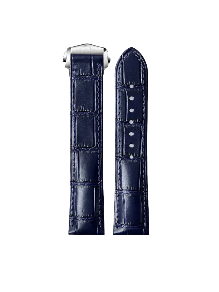 Cinturino per orologio in pelle da uomo compatibile con Omega 18/19/20/21 mm, cinturino di ricambio stile vintage racing per cronografo Moonwatch