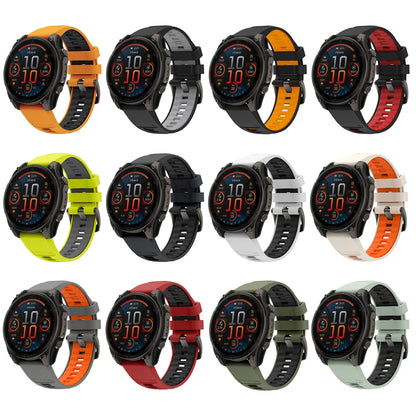 Bracelet en silicone QuickFit 22mm 26mm pour Garmin Fenix 8Pro 7 7X 6X Pro 5X Plus Epix Gen2 Enduro 3 2, bracelet de montre souple à libération rapide