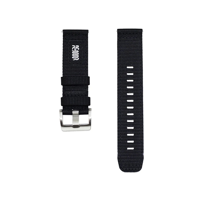 Nylon Canvas Watch Strap for Men and Women, Woven Soft Belt, Universal Sport Wristband, Quick Release Wrist Strap, 20mm, 22mm, 24mm