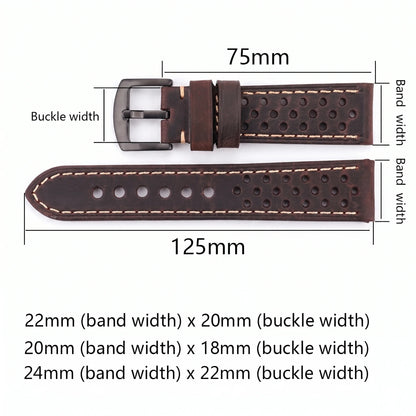 Correas de reloj de cuero auténtico, vintage, 20 mm 22 mm, para Samsung Galaxy Watch 46 mm