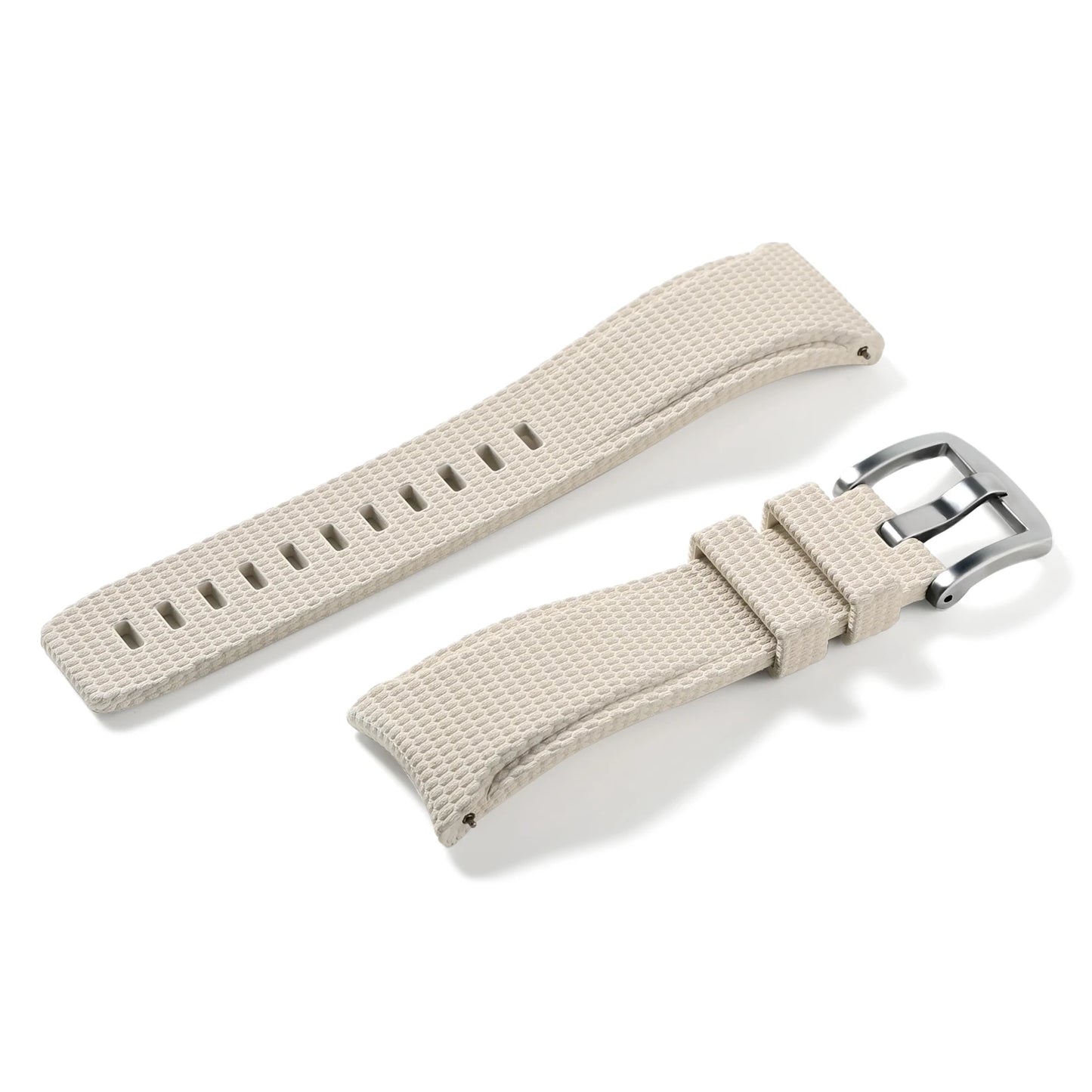 Bracelet de montre sport universel en caoutchouc fluoré FKM incurvé 20 mm 21 mm 22 mm à libération rapide pour Longines Omega Casio Seiko