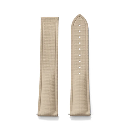 OZE Bracelet de montre en caoutchouc florocarbone - Rapide / Déployante - Universel