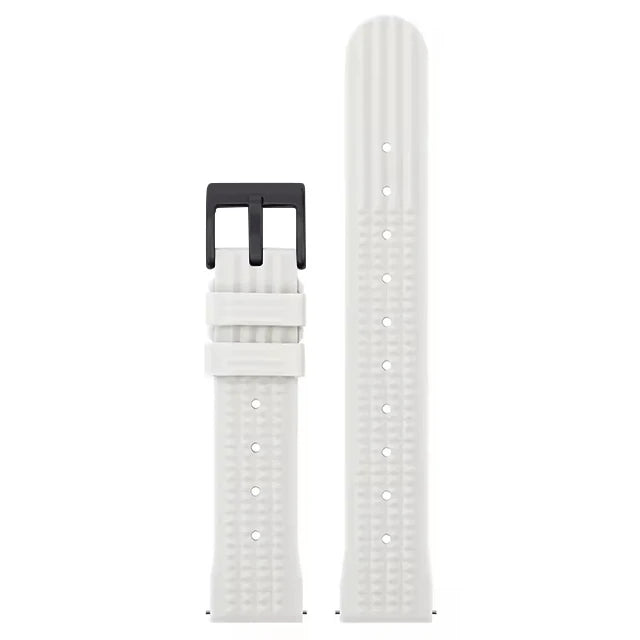 Watchdives – bracelet de montre gaufré en caoutchouc souple de qualité supérieure, 20mm 22mm, bracelet de remplacement à dégagement rapide, bandes unisexes durables en caoutchouc de Silicone