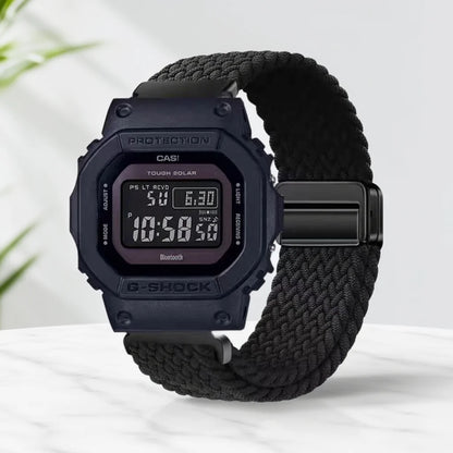 Bracelet en nylon de 18 mm pour montre Casio Small Square AE1200/1300/F91W/W218/F108, boucle magnétique élastique